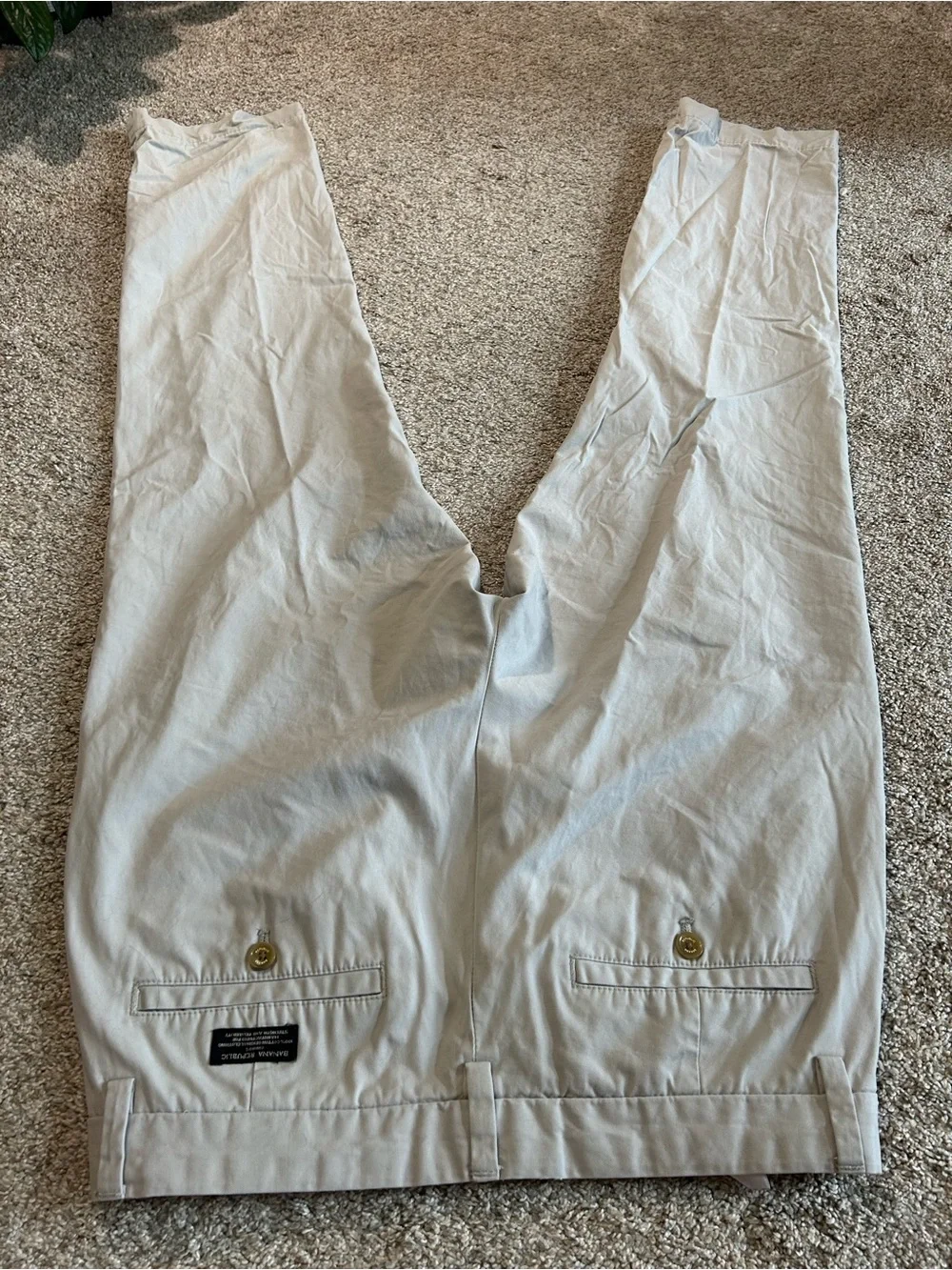 Banana Republic Stone/Tan Chino Dress Pants